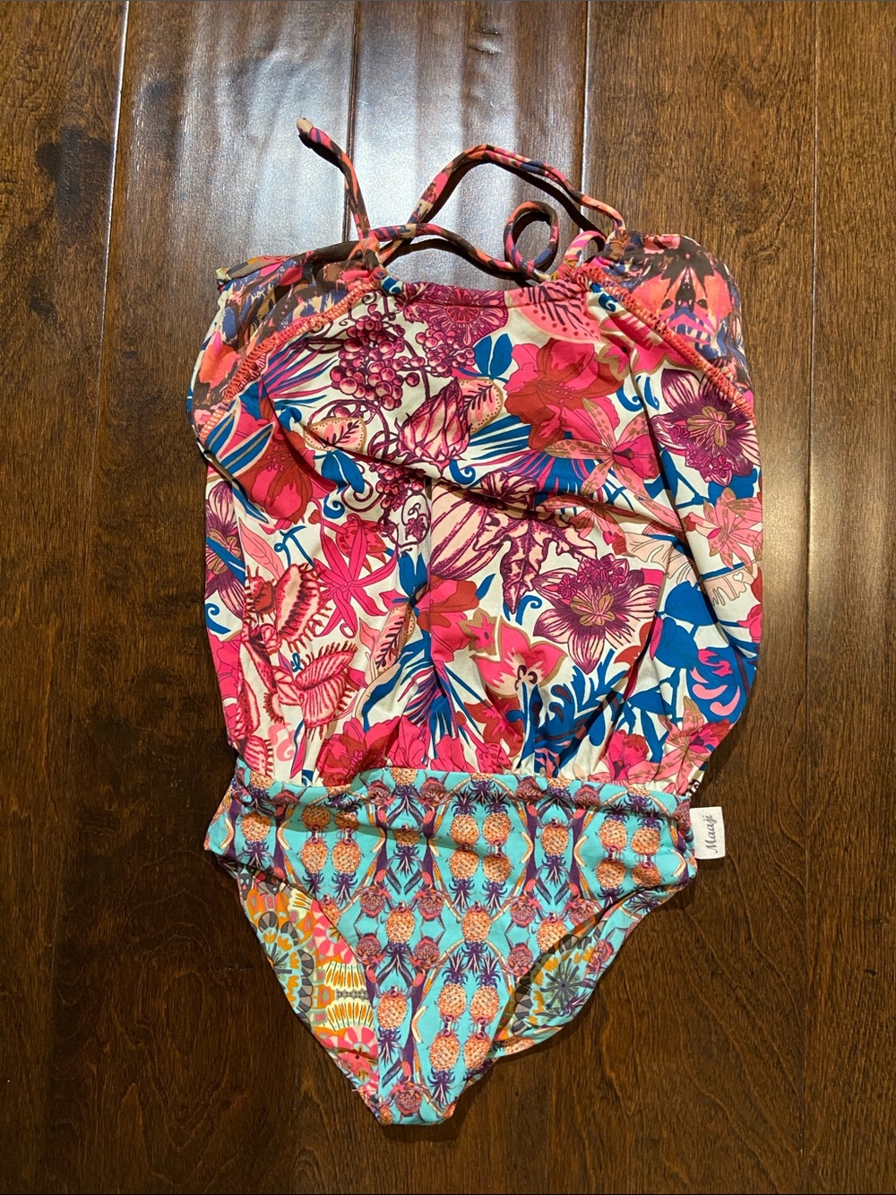 Maaji girls one piece swim multicolor SZ 6